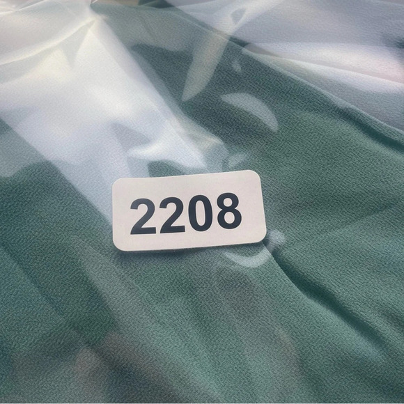 New! Oh Polly Paloma One Shoulder Draped Mini Dress in Teal nwt 22208 - Picture 14 of 14